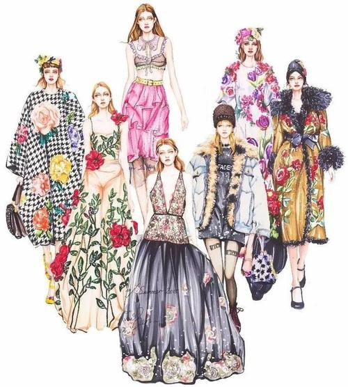 野生國際暑期課 馬克筆手繪服裝效果圖綜合技法精英課程火熱預約報名中